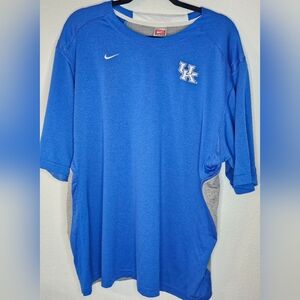 Kentucky Wildcats Nike Blue Short Sleeve Tee 100% Polyester